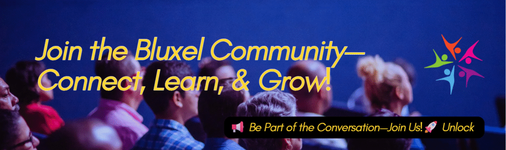 Join the Bluxel Community Connect, Learn, & Grow!