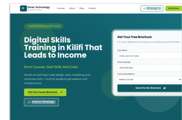 Divas Technology College_ SEO-Driven Lead Generation Website