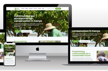 NGO website redesign Kenya